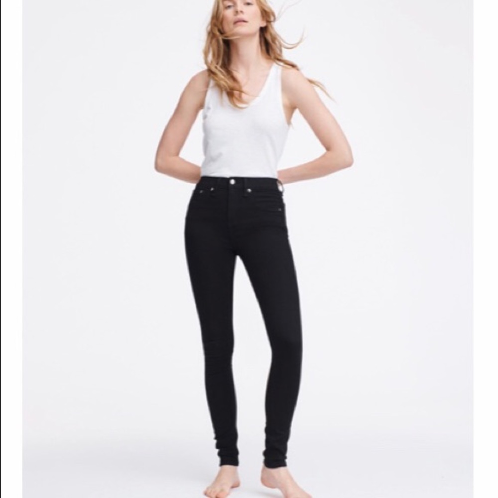 Rag & Bone High Rise Skinny Jeans